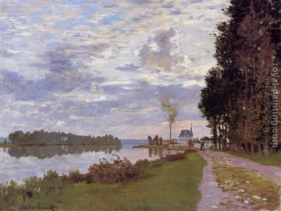 Claude Oscar Monet : The Promenade at Argenteuil II
